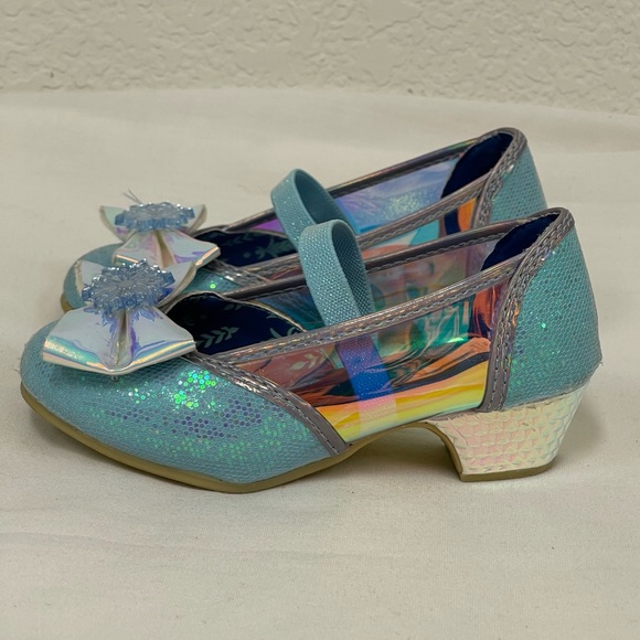 Disney Shoes Disney Frozen Toddler Girl Blue Sparkle Dress Up Shoes